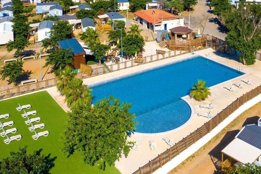 Mh148 Camping Tohapi Novela - Mobil Home 6P Climatise - Port-la-Nouvelle Ngoại thất bức ảnh